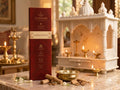 Sandalwood dhoop sticks box with ceramic stand, Nammah Rituals